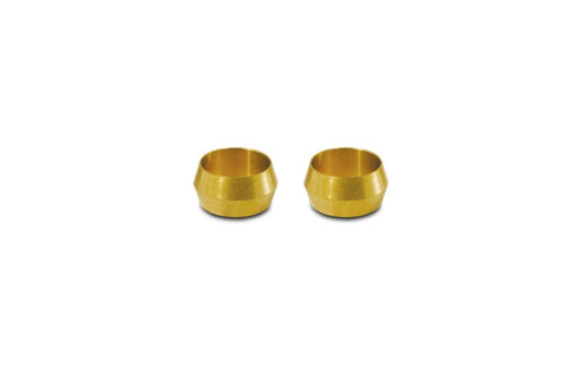 Vibrant 5/8in Brass Olive Hardline Tubing Inserts (2 Pack)