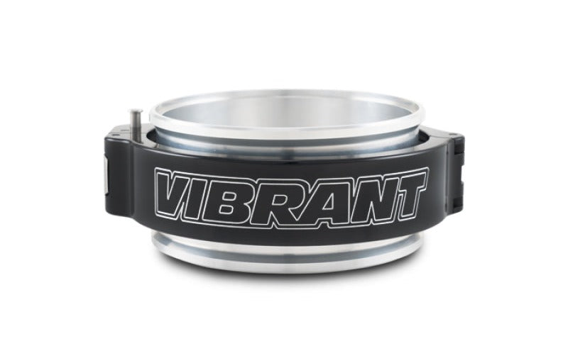 Vibrant 4in O.D. Aluminized HD 2.0 Clamp Assembly - Anodized Black