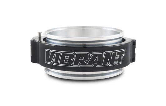 Vibrant 4in O.D. Aluminized HD 2.0 Clamp Assembly - Anodized Black