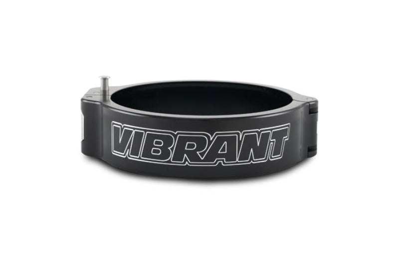 Vibrant 3.50in O.D. Aluminized HD 2.0 Clamp - Anodized Black (Clamp Only)