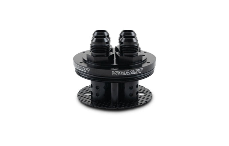Vibrant 4-Port Catch Can Lid Assembly