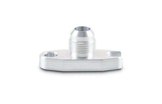 Vibrant 2.00in Bolt Hole -10AN Male Flare Aluminum Oil Drain Flange w/Crowfoot
