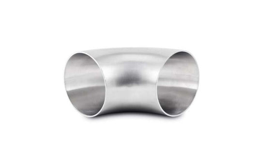 Vibrant 4.0in OD T304 SS 90 Deg Mandrel Bend Elbow (4.0in Centerline Radius)