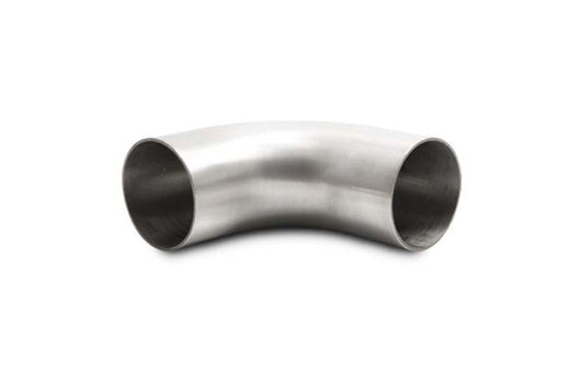 Vibrant 2.0in OD 3.23in Tangent Length T304 SS 90 Deg Mandrel Bend w/Extended