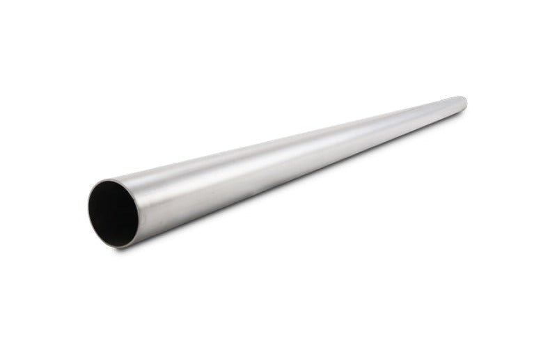 Vibrant 4.0in O.D. T304 SS Straight Tubing - 5ft Length