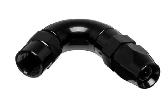 Vibrant -3AN 120 Degree High Flow Hose End Fitting for PTFE Lined Flex Hose