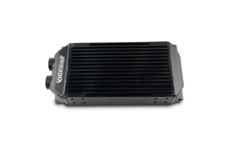Vibrant Double Pass Oil Cooler Assembly 6in x 10in x 2in