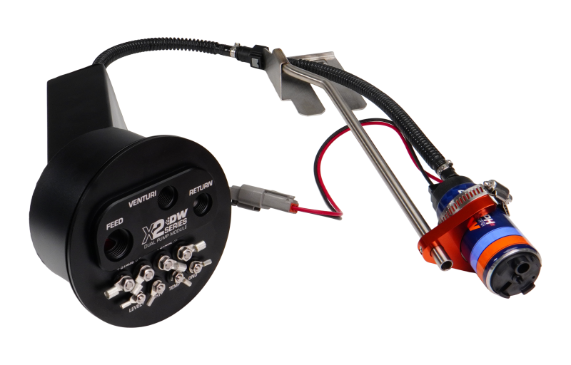 DeatschWerks 94-02 Nissan Silvia and Skyline X2 Surge Module with DW420 Pumps and Install Kit