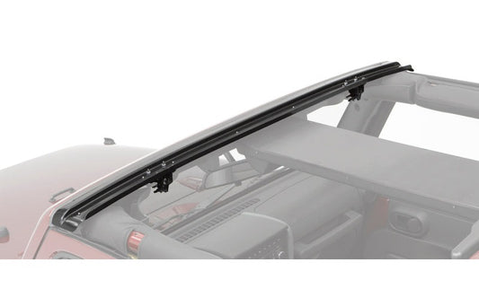 Bestop 07-18 Jeep Wrangler JK Windshield Channel (1-Piece No-Drill Header Design)