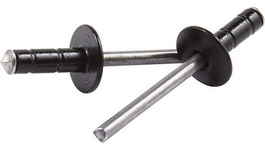 Allstar Performance Medium Head Rivet Black 250pk Multi Grip Aluminum Mandrel ALL18071