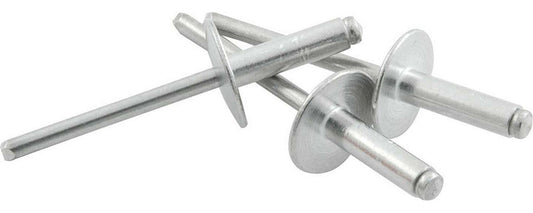 Allstar Performance Large Head Rivet 250Pk Silver ALL18153