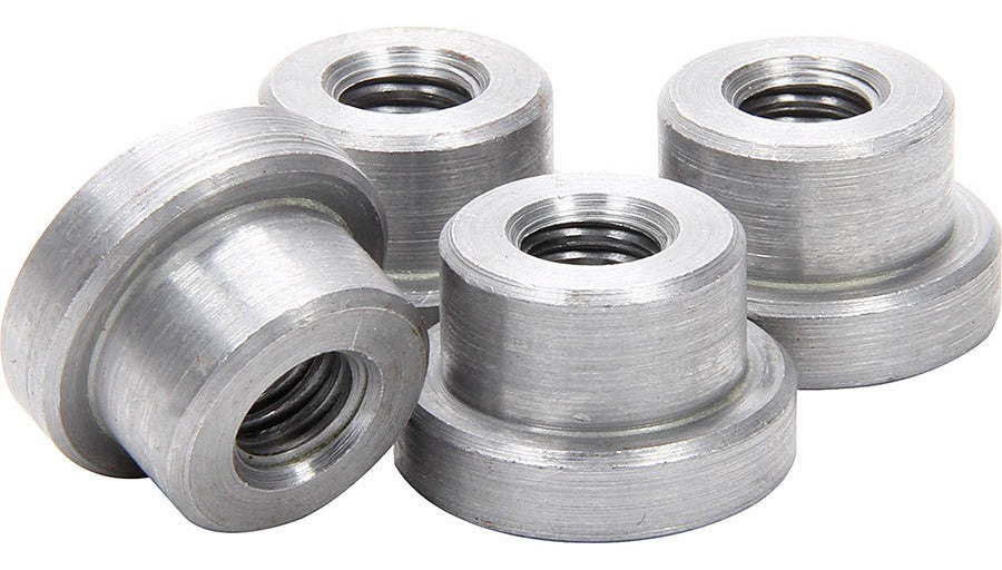 Allstar Performance Weld On Nuts 3/8-16 Short 4pk ALL18549