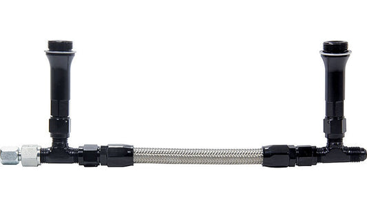 Allstar Performance Fuel Line Kit 9-5/16in Std Holley -6AN Black ALL26164