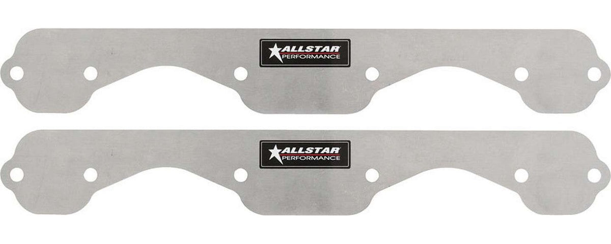 Allstar Performance Exhaust Block Off Plates SBC Std 1pc Aluminum ALL34212