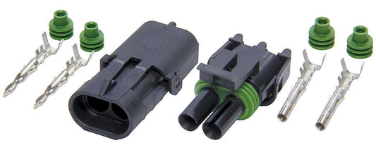 Allstar Performance 2-Wire Weather Pack Connector Kit ALL76266