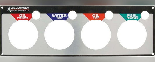 Allstar Performance Replacement 4 Gauge Panel OP/WT/OT/FP ALL80128