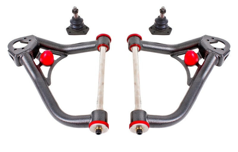 BMR 67-69 1st Gen F-Body Non-Adj. Upper A-Arms (Polyurethane) - Black Hammertone