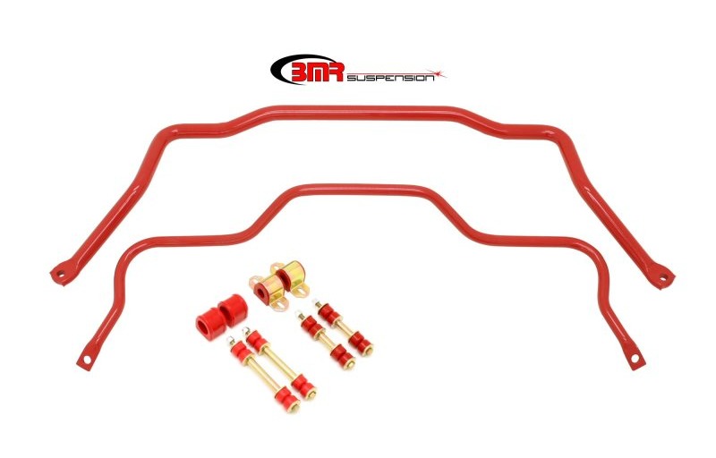 BMR 82-82 3rd Gen F-Body Front & Rear Sway Bar Kit w/ Bushings - Red