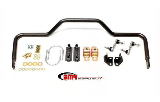 BMR 64-72 A-Body Rear Pro-Touring Style Hollow 1.125in Sway Bar Kit - Black Hammertone