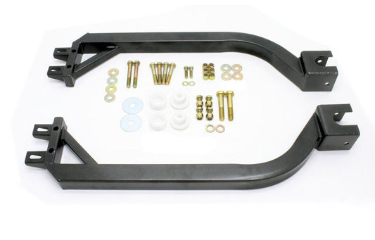 BMR 1967-1969 1st Gen F-Body Bolt-On Subframe Connectors - Black Hammertone
