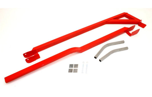 BMR 1982-1982 3rd Gen F-Body Weld-On Boxed Subframe Connectors (Outside Frame Exhaust) - Red
