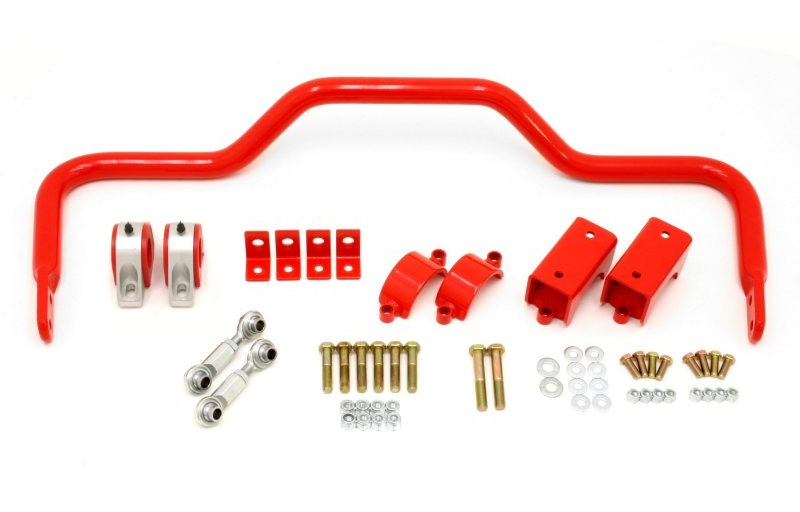 BMR 1964-1972 A-Body with 3in Axles Rear Solid 1.375in Xtreme Anti-Roll Bar Kit - Red