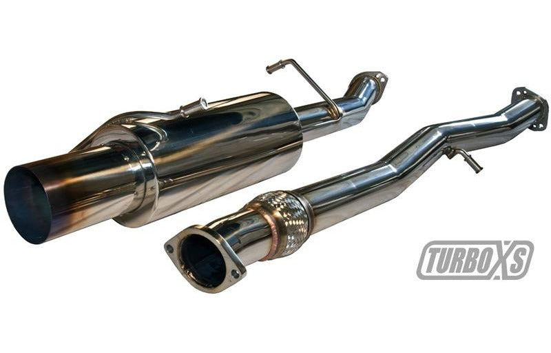 Turbo XS 02-07 WRX-STi Catback Exhaust Blued Tips