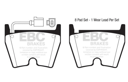 EBC 2017-2018 Audi RS3 Yellowstuff Front Brake Pads DP41513/3R