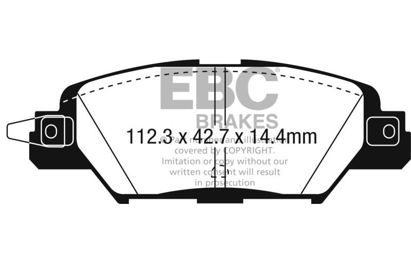 EBC 2016 Mazda CX-5 2.0L Greenstuff Rear Brake Pads DP23071