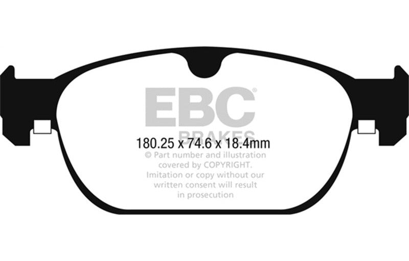 EBC 2017-2023 Volvo S90 2.0L Turbo Redstuff Front Brake Pads DP32260C