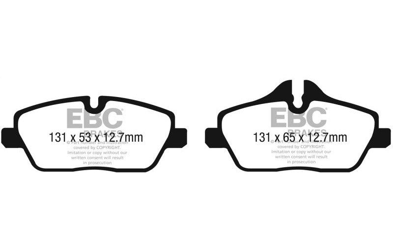 EBC 2014-2021 BMW I3 Electric Ultimax Front Brake Pads UD13081