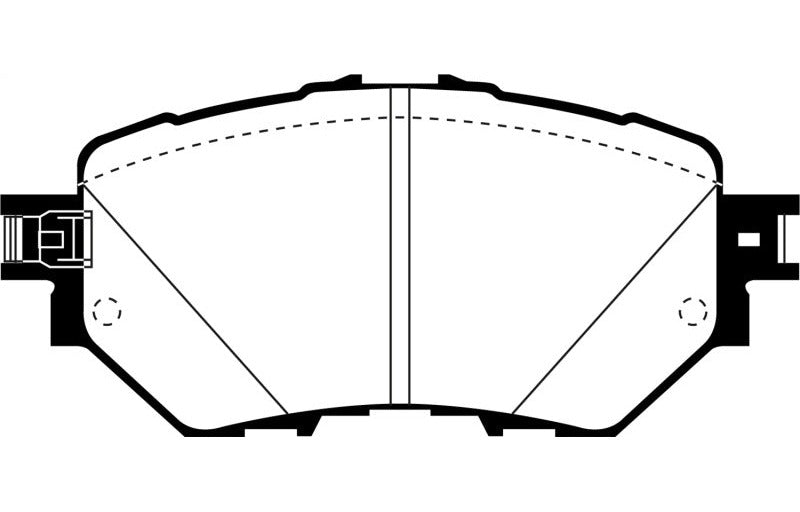 EBC 2014 and Newer Mazda 3 2.0 (Mexico Build) Yellowstuff Front Brake Pads DP43033R