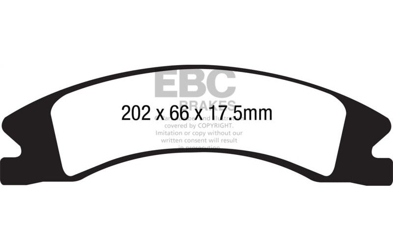 EBC 2015-2017 Cadillac Escalade Ext/Esv 6.2 2WD Greenstuff Front Brake Pads DP61885