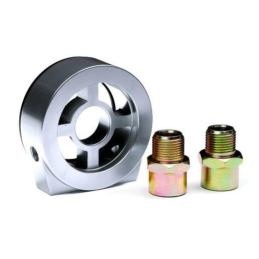 BLOX Racing Oil Filter Block Adapter Silver / For Oil Pressure / Oil Temperature BXGA-00105-SI