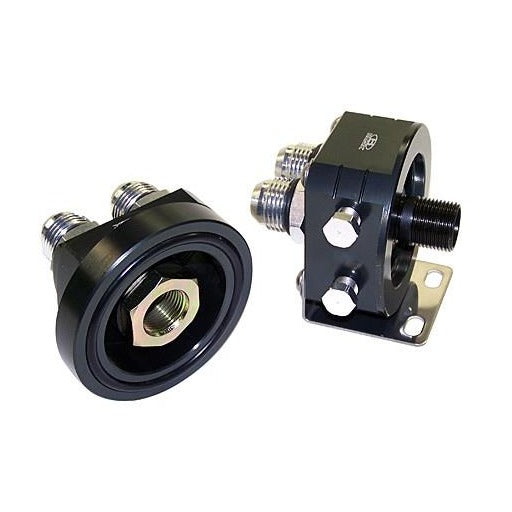 BLOX Racing Remote Oil Filter Relocation Kit - Black BXGA-00115-BK