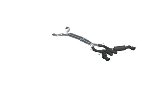 MBRP 16-19 Chevy Camaro SS 6 Speed 3in Dual Cat Back - Black
