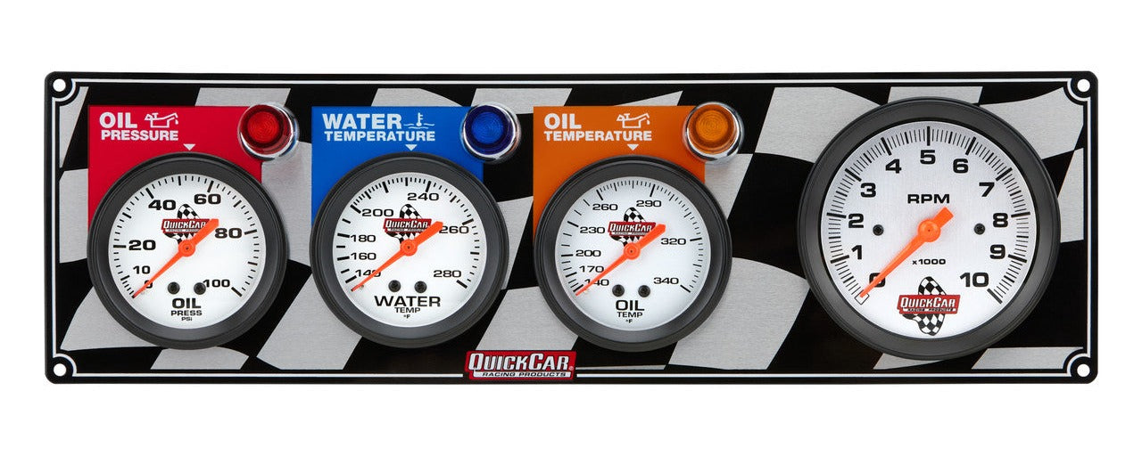QuickCar Flag 3-1 OP/WT/OT/3"Tach