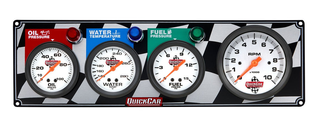QuickCar Flag 3-1 OP/WT/FP/3"Tach