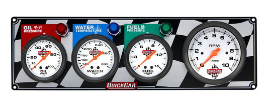 QuickCar Flag 3-1 OP/WT/FP/3"Tach
