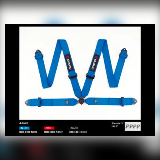 Cusco Racing Harness 4 Point 00B CRH N4BL