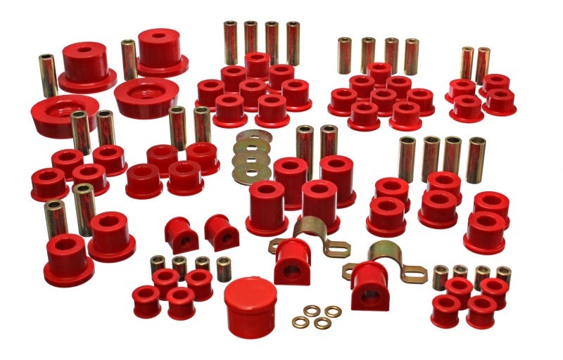 Energy Suspension for 90-97 Miata Red Hyper-Flex Master Bushing Set 11.18102R