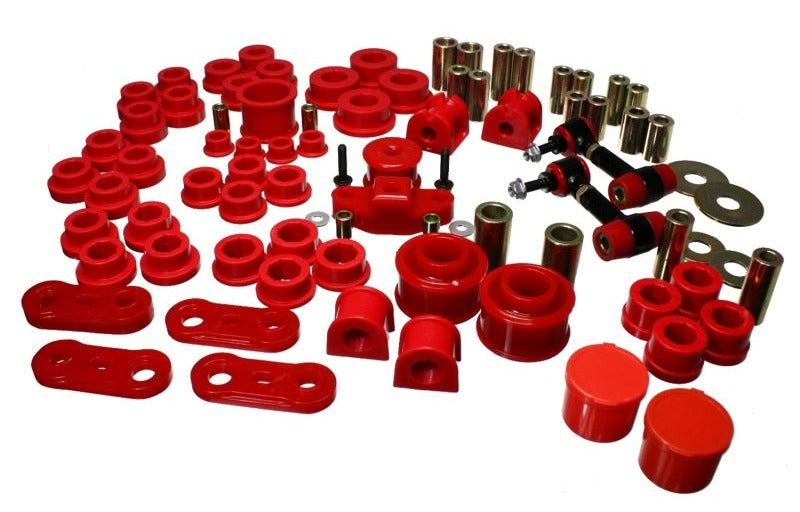 Energy Suspension for 08-12 Impreza WRX Red Hyper-Flex Bushing Set 19.18102R