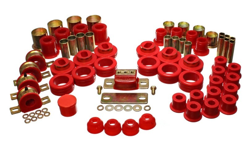 Energy Suspension for 81-87 Chevy Red Hyper-Flex Master Bushing Set 3.18108R