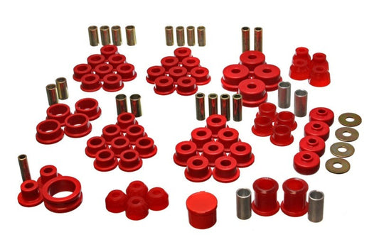 Energy Suspension for 1984-1995 Corvette Red Hyper-Flex Master Bushing Set 3.18122R