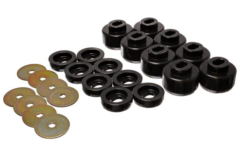 Energy Suspension for 99-06 Silverado C1500/K1500 Black Body Mount Set 3.4150G