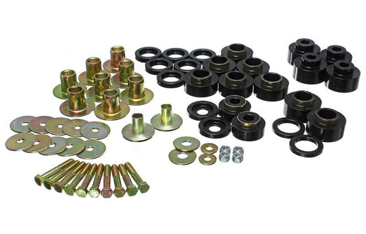 Energy Suspension for 1968-1972 Chevy Chevelle Black Body Mount Set 3.4170G