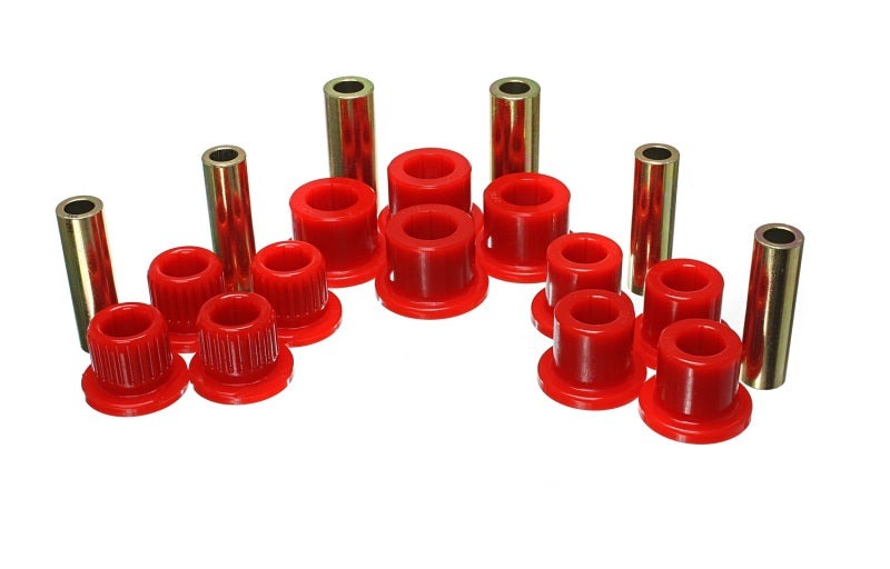 Energy Suspension for 99-04 F-350 2wd Red Rear Leaf Spring Bushing Set 4.2147R