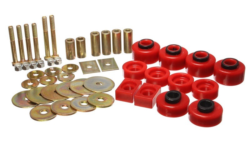 Energy Suspension for 97-03 Ford F-100 Red Body (Ext Cab ONLY) Mount Set 4.4114R