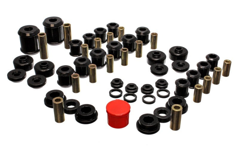 Energy Suspension for 95-99 Eclipse FWD Black Hyper-Flex Bushing Set 5.18107G