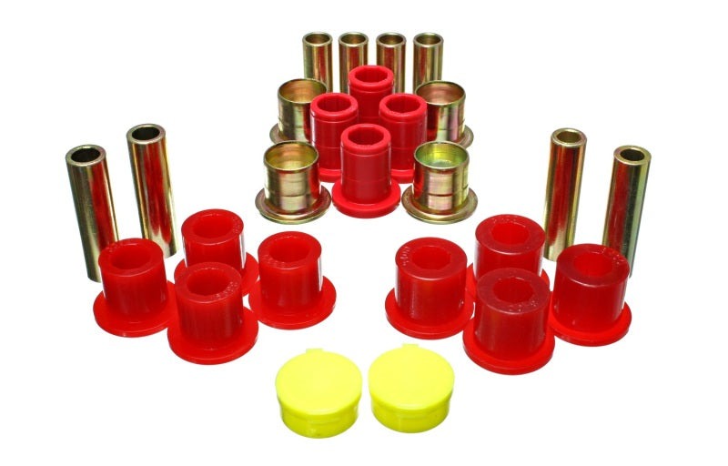 Energy Suspension for 87-04 Dakota Red Front End Control Arm Bushing Set 5.3139R